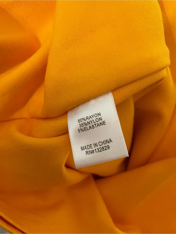 Lovers + Friends Strapless Orange Mini MADDISON MINI DRESS White Tie Small - Image 7
