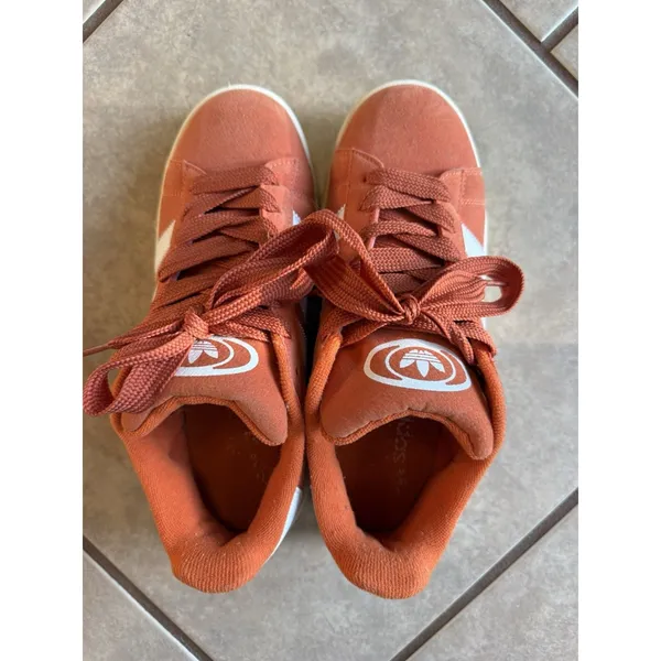 Adidas Campus 00s Amber Tint/Cloud White Suede Low Top Lace-Up Sneaker GY9474 - Image 5