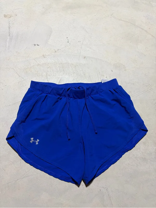 Under Armour Women's Blue Athletic Shorts small - Image 5