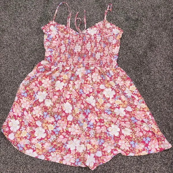 Love Tree Multicolored Romper Size M - Image 3