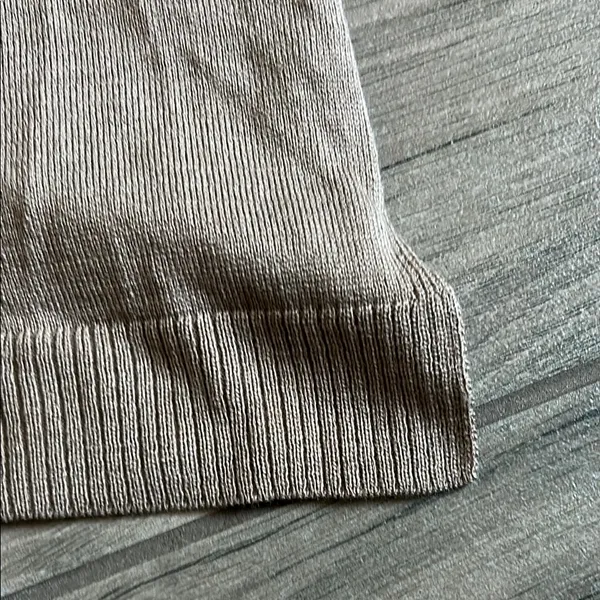 Women's Tan Sleeveless Sweater - Image 3