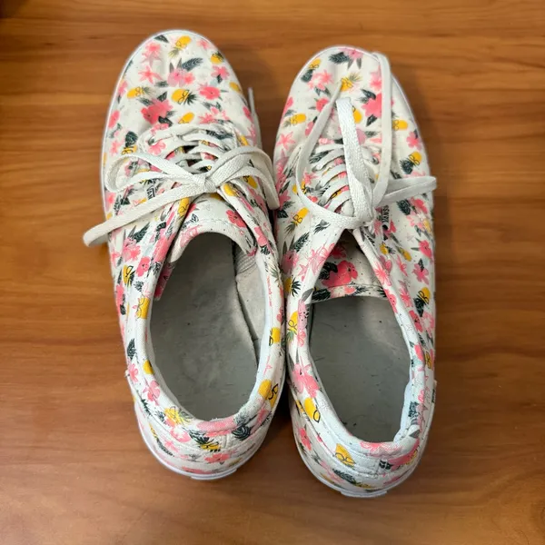 Vans Doheny Canvas Lace Up Sneaker Shoe Pineapple Floral Hawaiian Print Beachy 9 - Image 6