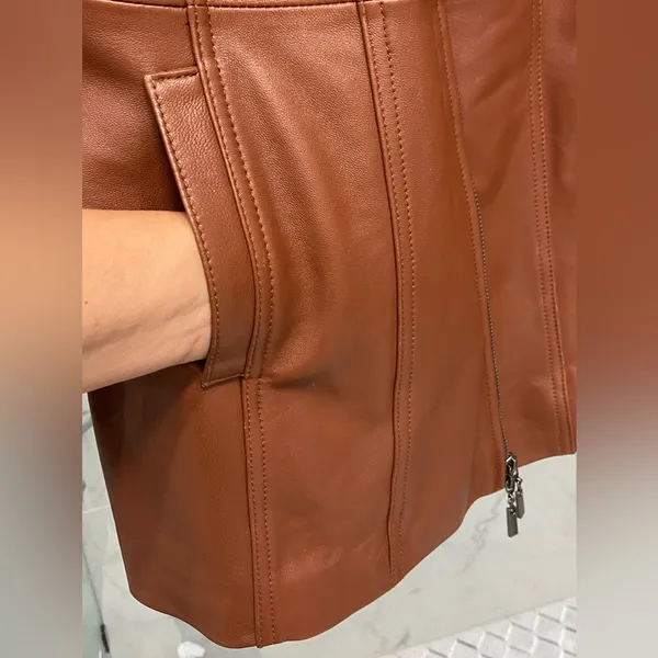 Dolce & Gabbana Genuine lamb skin leather jacket 🤎🤎🤎 - Image 7