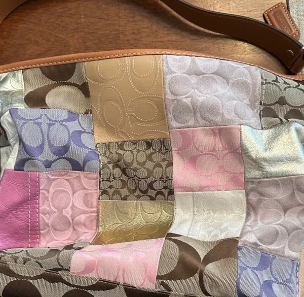Coach Multicolor Patchwork Shoulder Bag - Image 2