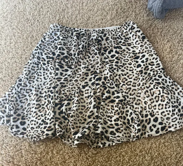 Francesca's cheetah print skirt - Image 2