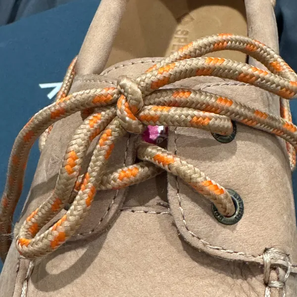 Sperry AO 2-Eye Lug Boat Shoes Tan Bronzer Women’s Size 9.5 Platform Leather - Image 7