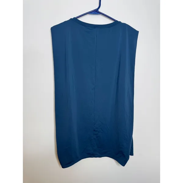 Halara Muscle Tank Top Womens 1X Blue Excellent Sleeveless Activewear Gym - Image 4