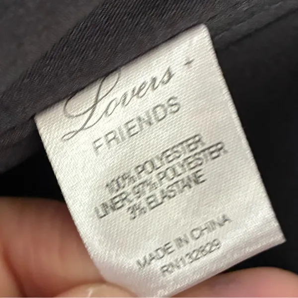Lovers + Friends Star Print Flowy Silhouette Sheer Hem Strapless Top XS - Image 14