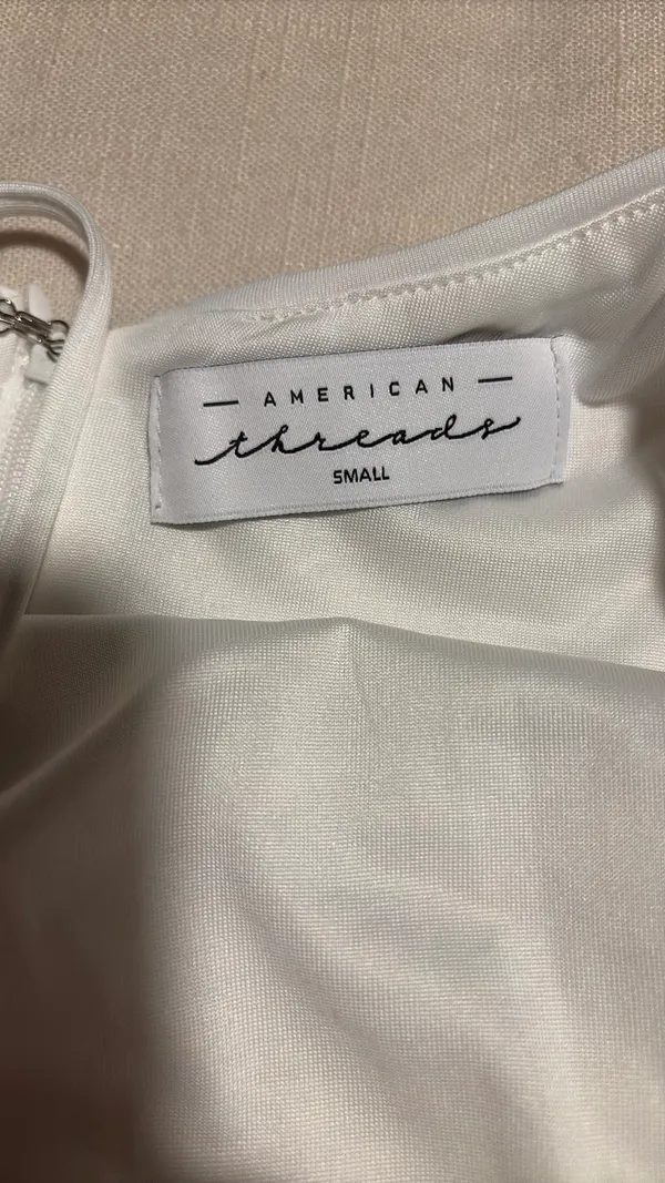 Brand new American threads white sequin mini dress.  - Image 4