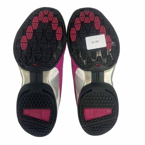 Puma Women's Turin Athletic White Pink Shoe Size 8 #559 - Image 8