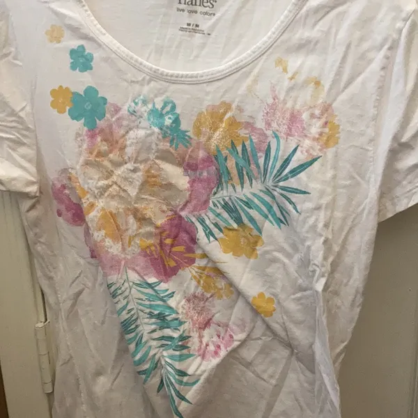 FINAL MARKDOWN Decorative Hanes tee medium - Image 2