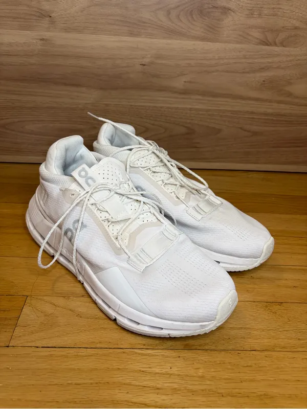 On Running Cloudnova 2 Women's Sneakers in White - Size 10 - Image 2