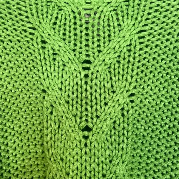 Glamorous Green Chunky Knit Turtleneck Pullover Sweater Womens S - Image 4