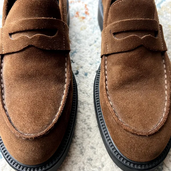 Vagabond Alex Loafers size 39 suede brown black - Image 2
