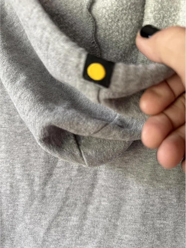 Life is Good Gray Zip-Up Hoodie with Front Print - Image 5