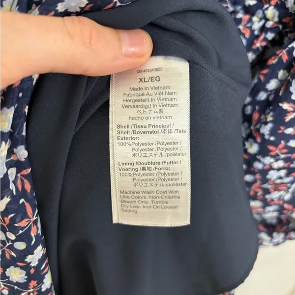 Madewell Tie-Waist Midi Dress in Harvest Vine - Size XL - Image 5