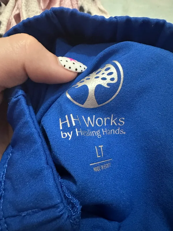 Healing Hands Blue Navy Scrub Pants - Image 3