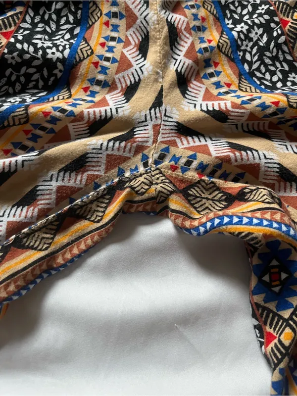 Love Tree Boho Wide-Leg Multicolor Printed Pants - Image 4