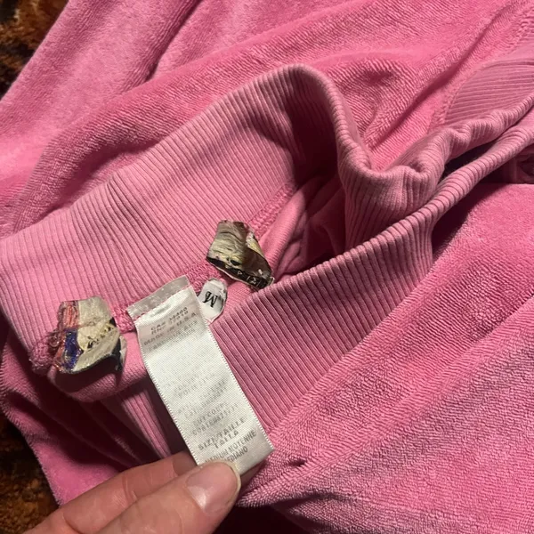 Juicy couture MD velvet bell shaped sweat pants low rise - Image 4