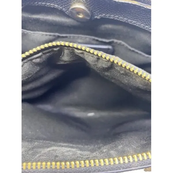 Coach Carryall Mini Brooke Light Goldblack Leather Cross Body Bag - Image 8