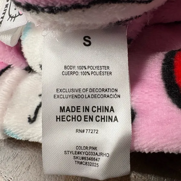 Hello Kitty Pink Cozy Pants with Colorful Character Print - Image 10