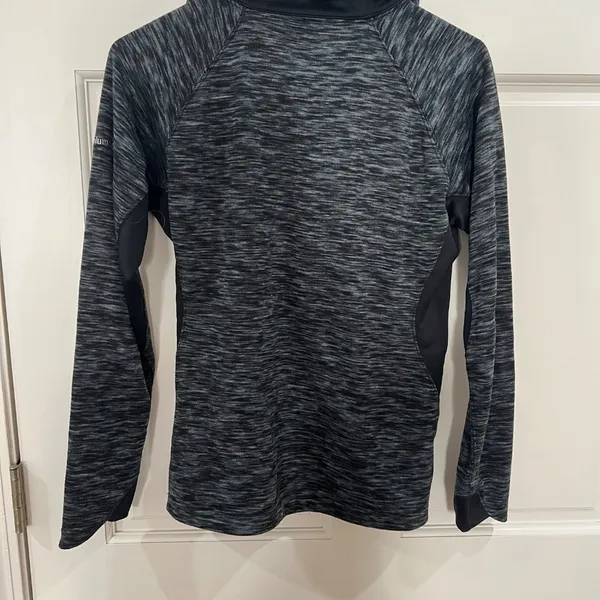 Columbia Womens Optic Got It II 1/2 Zip Pullover Sz M Black Gray - Image 3