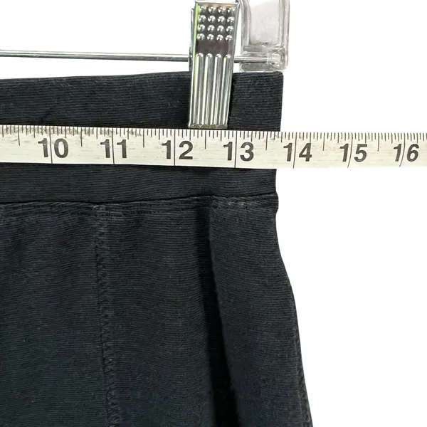 Toad & Co A-Line Pull On Skirt Black Tencel Cotton Blend Sustainable Comfort XS‎ - Image 4