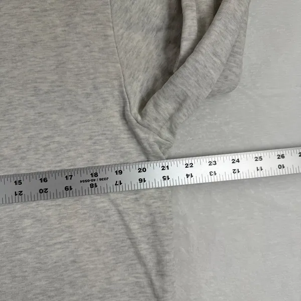 COS Womens‎ Heather Gray Cotton Blend Crewneck Sweatshirt Size Medium Minimalist - Image 4