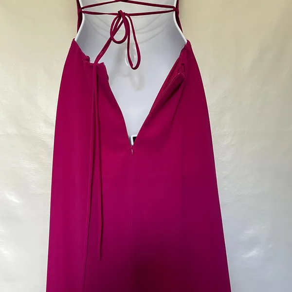 Lulus Strappy to be Here Maxi Y2K Dress Sz Small Corset Prom Glam Strappy Formal - Image 8