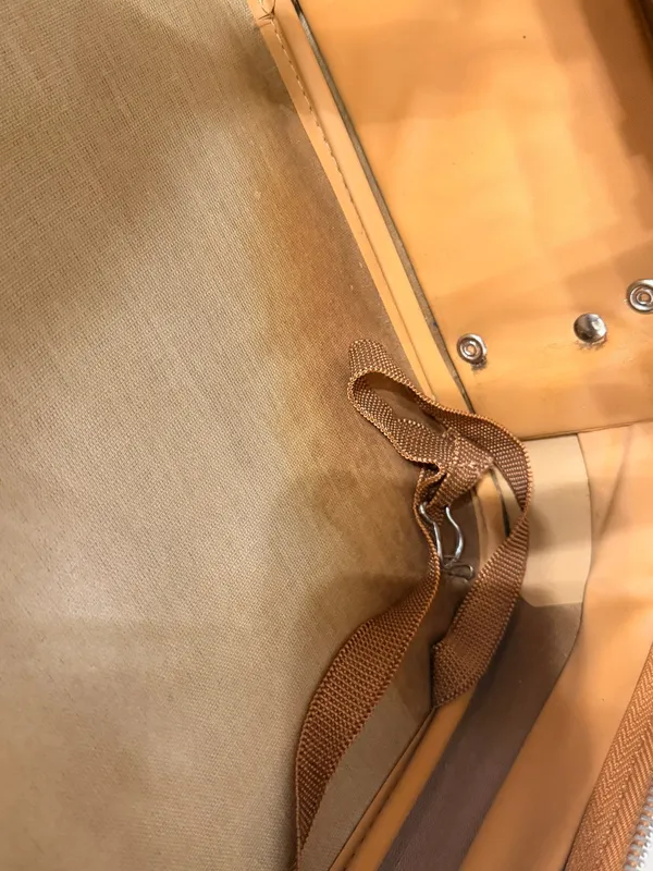 Vintage Brown Leather Briefcase - Image 6