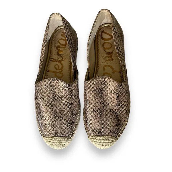 Sam Edelman Kesia leather slip on Espadrille flat loafer size 6.5M - Image 3