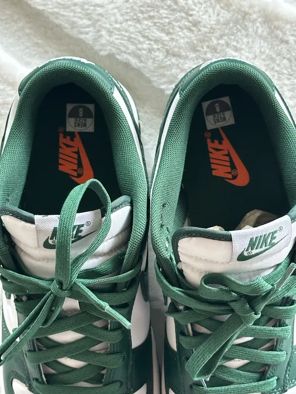 Nike Dunk Low – Michigan State Green Men Size 8 - Image 6