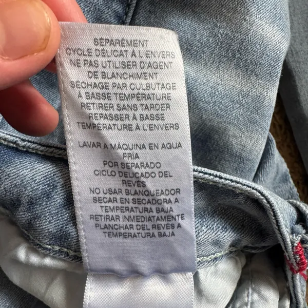 True Religion Halle High Rise Super Skinny Jeans Light Blue size 30 - Image 13
