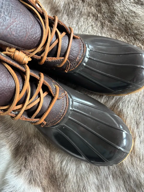 Women’s Brown Sperry Waterproof Duck Boots - Image 9