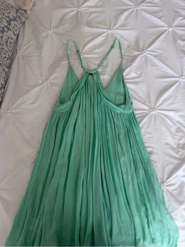 O'Neill Mint Green Strapless-Look Summer Dress - Image 3
