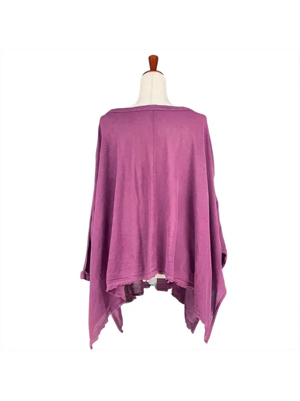 $98 Free People Palm Tree Dreams Tunic top in berry cake L - Image 8
