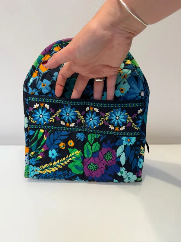 Vera Bradley Lunch Bag in Midnight Garden - Image 2