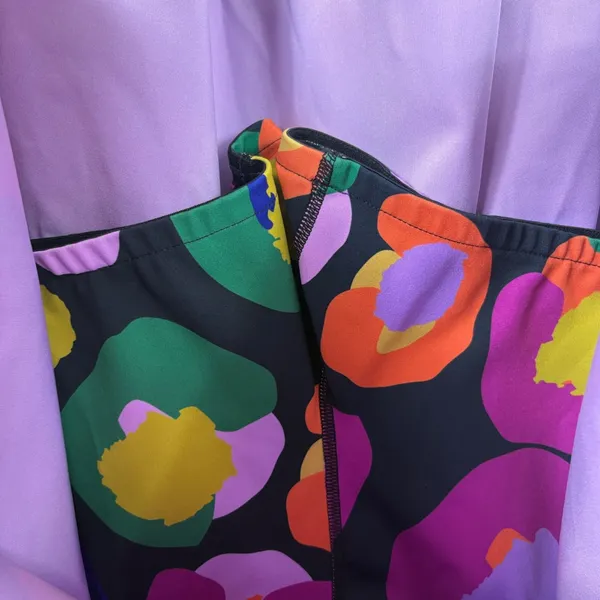 Emily McCarthy Serena Skort Pop Cheetah Multicolor Athletic Dopamine Size Medium - Image 3
