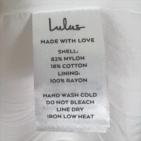 NWT Lulus White Pearl Trim Sleeveless Mini Dress Size Small - Image 10