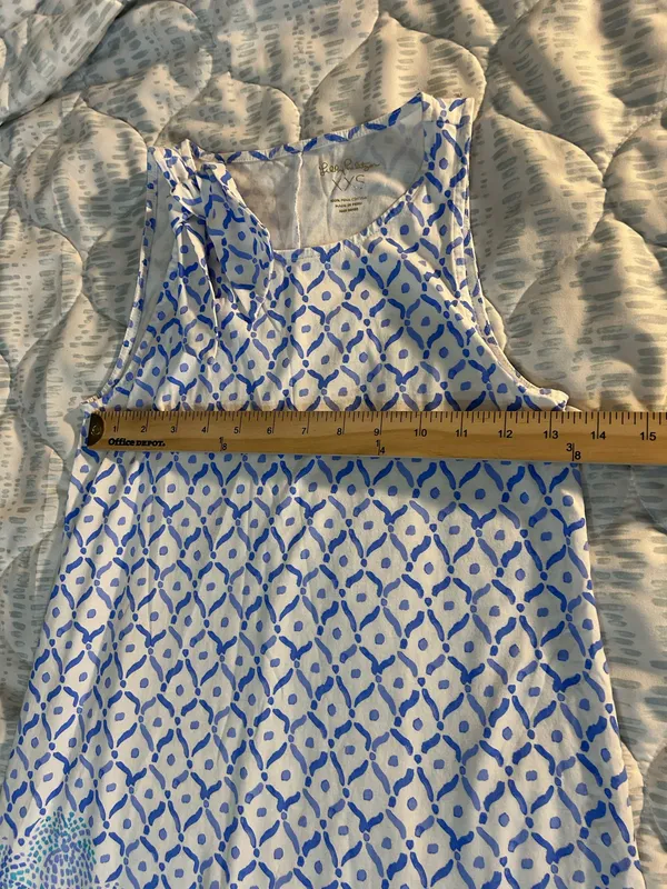Lilly Pulitzer Luella Catch N Keep Pima Cotton Swing Dress XXS - Image 6