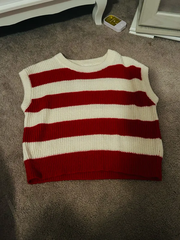 Double Zero striped crop sweater - Image 2
