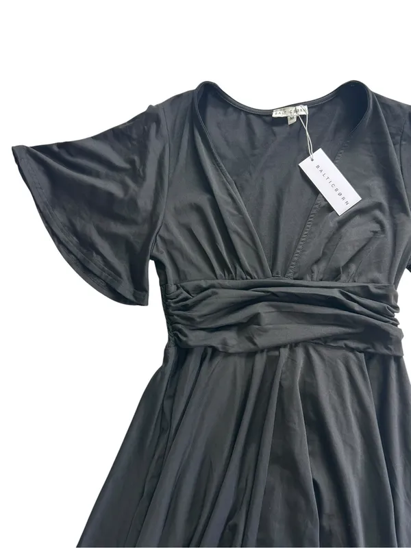 Baltic Born NWT Janette Midi Dress Sz M Black Boho Chic Feminine Flowy Romantic - Image 5