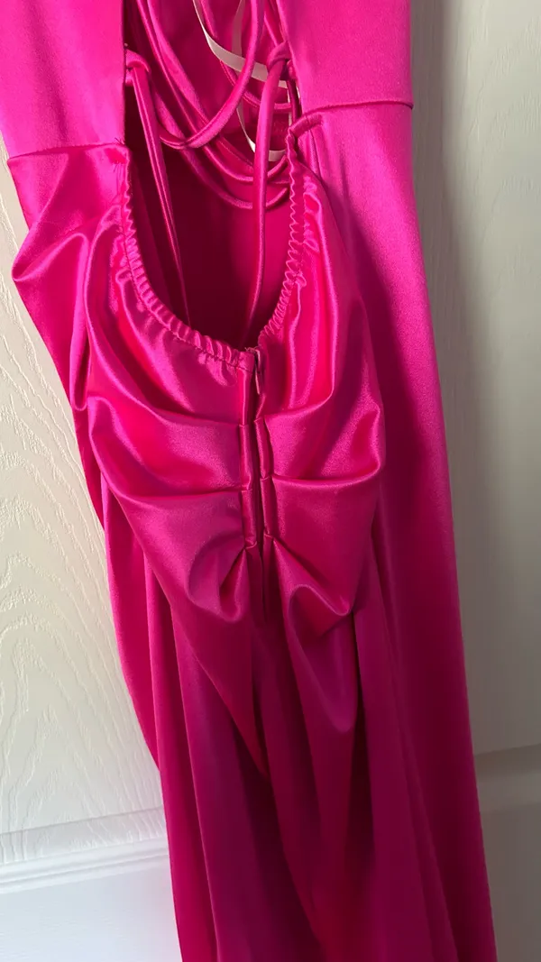 B Darlin Hot pink Prom dress - Image 6