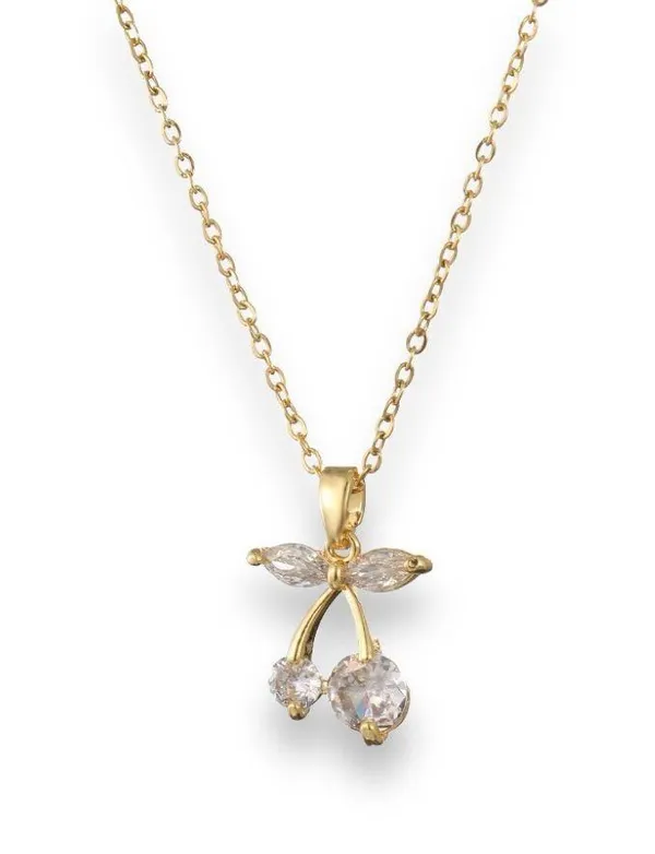 Cherry Pendant Necklace for Women - Image 2