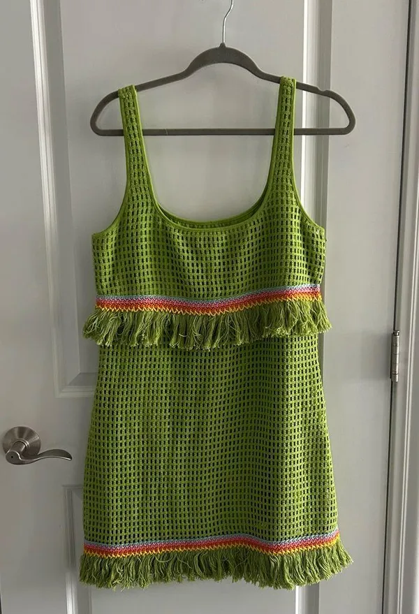 SAYLOR Talulla Fringe Trim Minidress - Image 2