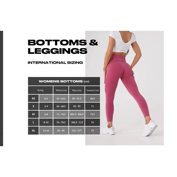 NVGTN Seamless High Waisted Leggings Womens Extra Small Brown Workout Pants New - Image 7
