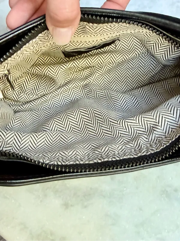 Pretty Simple Black Studded Crossbody Shoulder Bag (EUC) - Image 8