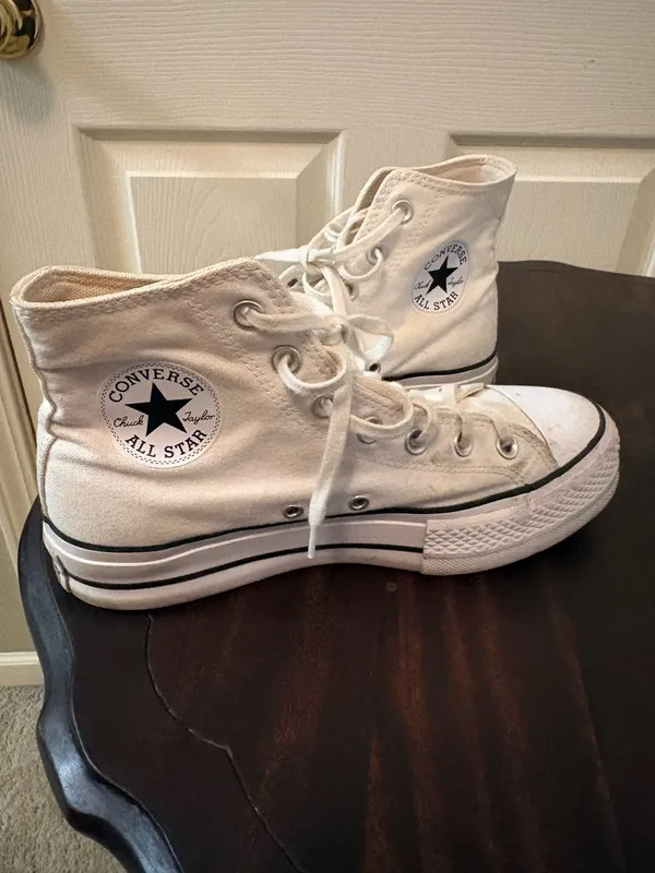Platform Converse White High-Top - Image 2