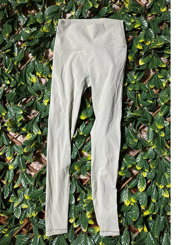 Lululemon Align™ High-Rise Pant 28" Fog Green Sz 4 - Image 5