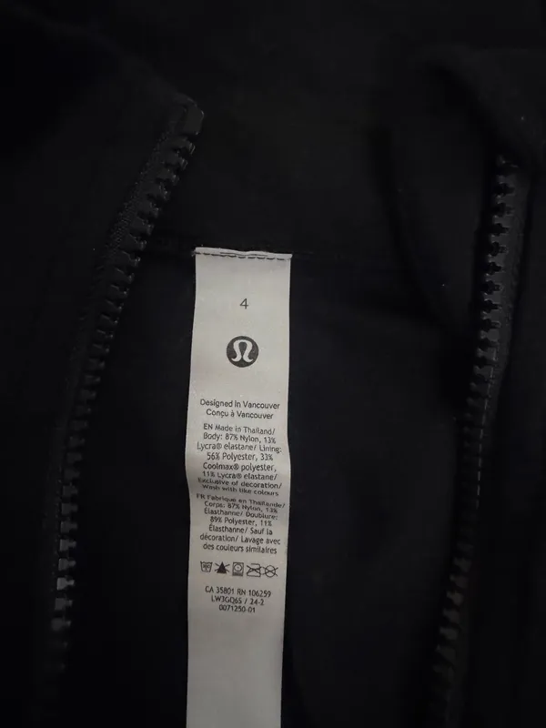 Lululemon Define Black Jacket - Image 2